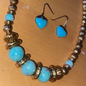 Necklace and matching earrings